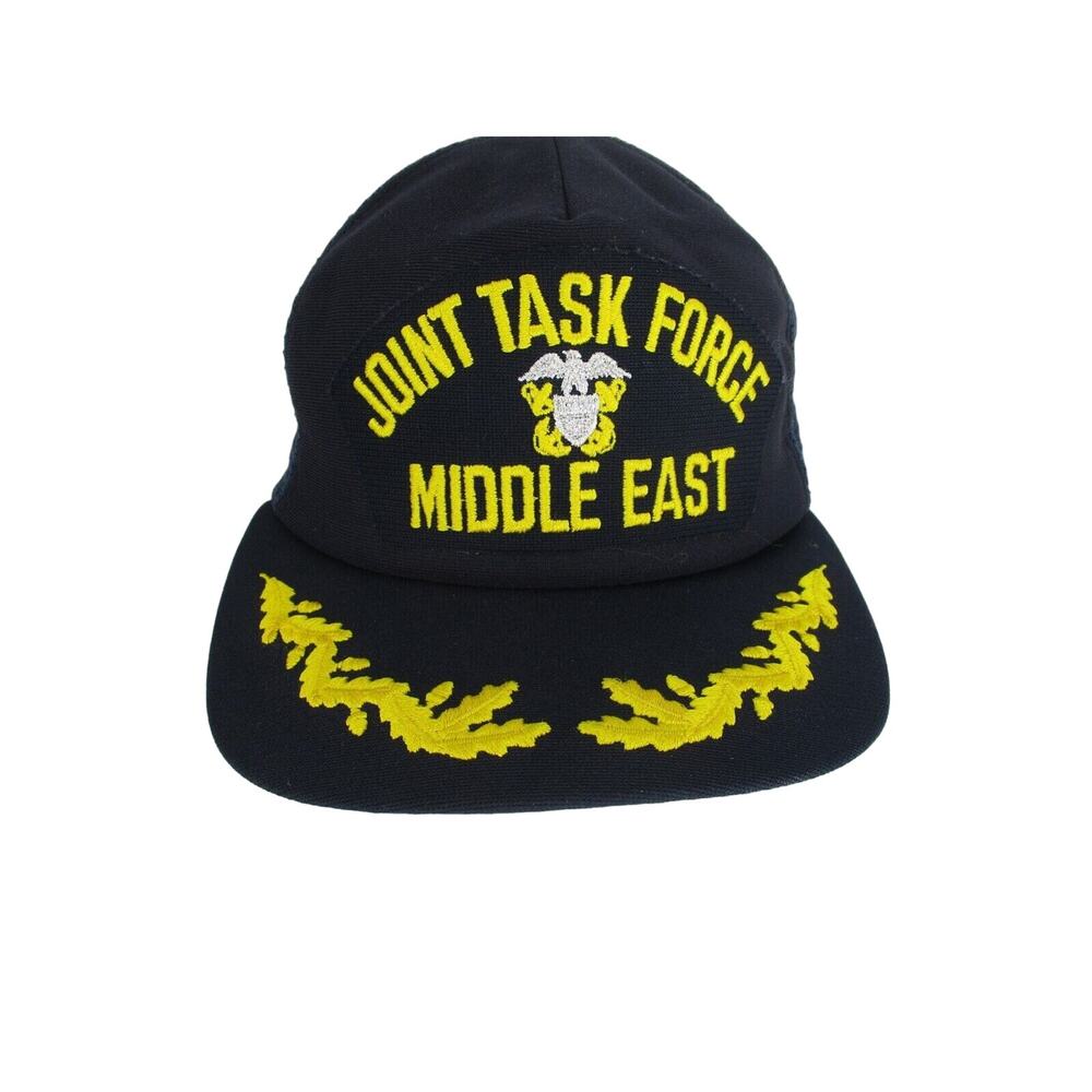 Vintage Joint Task Force Middle East Scrambled Eggs Snapback Hat Cap Made In USA